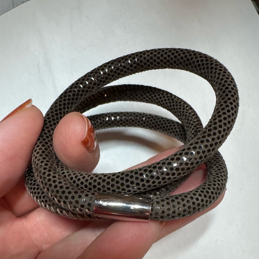 Brighton Woodstock Triple brown leather Sparkle
